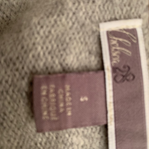 Chelsea28 Womens soft long sleeve gray sweater - Picture 5 of 5